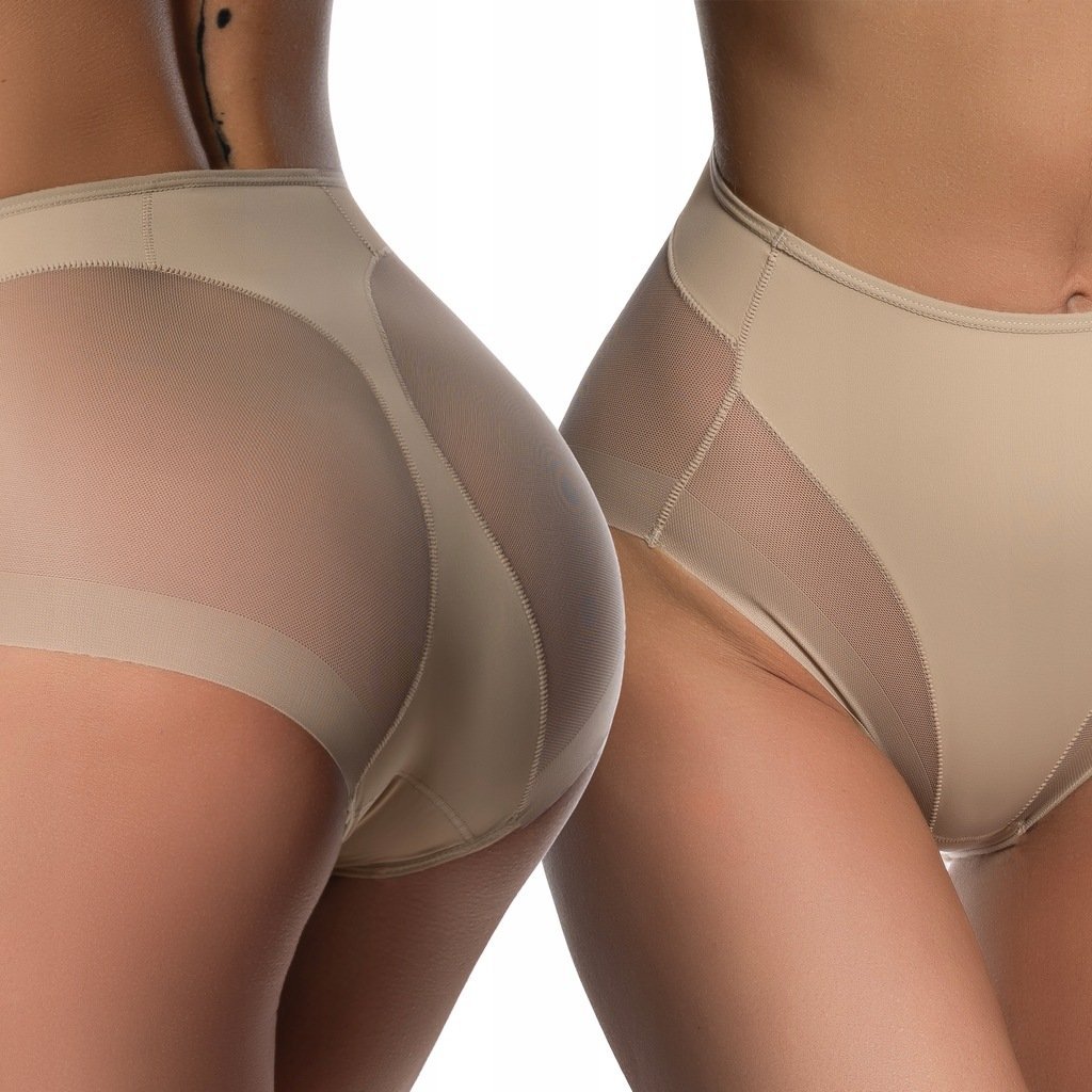 Majtki WYSZCZUPLAJĄCE korygujące SIATECZKA modelujące