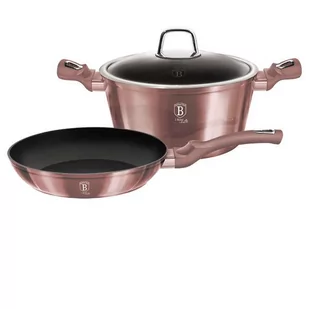 Berlinger Haus KOMPLET GARNKÓW 3 EL. METALLIC i-ROSE BH-6042 BH-6042 - Zestawy garnków i patelni - miniaturka - grafika 2