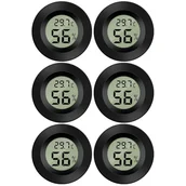 Stacje pogodowe - Miniaturowy termometr cyfrowy LCD i higrometr do biura, kuchni, humidora, inkubatora i gadów - miniaturka - grafika 1