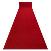 Dywany - Chodnik KARMEL Gładki karmin / czerwony 120 cm, 120x360 cm - miniaturka - grafika 1