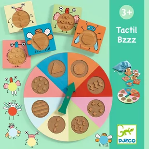 Gra edukacyjna Djeco - Tactil-Bzzz - Gry planszowe - miniaturka - grafika 1