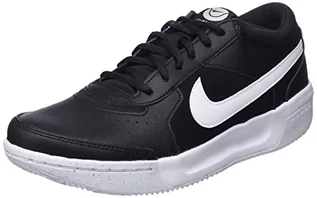 Sneakersy męskie - Nike Court Zoom Lite 3 Sneakersy męskie, czarno-białe, rozmiar 49,5, czarny biały, 49.5 EU - grafika 1