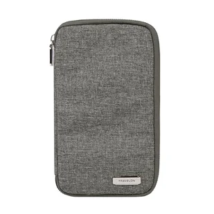 Travelon Portfel na zamek błyskawiczny z blokadą RFID, Szary wrzos, 4.75 x 0.75 x 8.25, Portfel rodzinny z blokadą RFID - Portfele - miniaturka - grafika 1