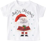 Koszulki dla dziewczynek - Świąteczna koszulka dla dziecka - miniaturka - grafika 1