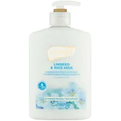 Mydła - Luksja Creamt Mydło w płynie do rąk Linseed & Rice Milk 500 ml - miniaturka - grafika 1