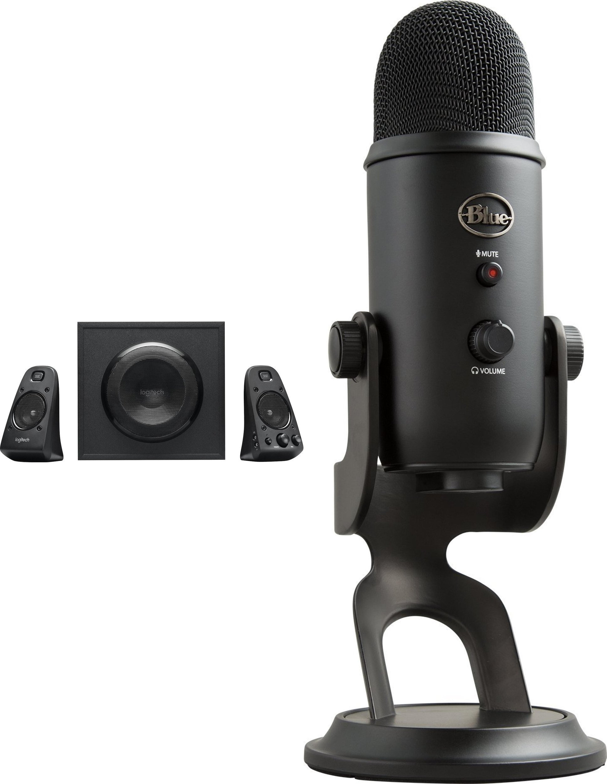 Głośniki komputerowe Logitech Z623 980-000403 + Yeti USB Blackout 988-000229