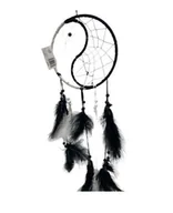 Wyposażenie pokoiku dziecięcego - Zawieszka boho dekoracja na ścianę 20x55 Łapacz snów dreamcatcher - miniaturka - grafika 1