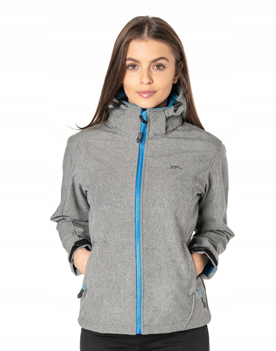 Softshell Kurtka Damska Wiatrówka Sportowa 053-1 L
