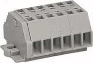 Inne akcesoria elektryczne - Wago Listwa zaciskowa 2-przewodowa 1,5mm2 6-torowa szara 260-106 - miniaturka - grafika 1
