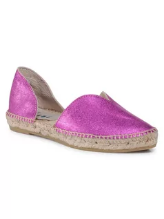 Espadryle damskie - Manebi Espadryle Open-Side Flats O 1.3 O0 Różowy - grafika 1