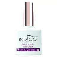 Lakiery hybrydowe - Indigo Indigo Removable Top Coat Pro White Top 7ml - miniaturka - grafika 1