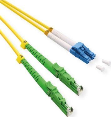 Roline ROLINE kabel światłowodowy duplex 9/125m OS2, LSH APC / LC UPC, LSOH, żółty, 2 m
