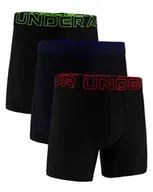 Majtki męskie - Bokserki męskie Under Armour Perf Tech 6in 3Pack Black M - miniaturka - grafika 1