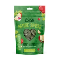 Karma dla gryzoni - Podwójne zoopunkty! Produkty Burgess Excel, różne rodzaje - Nature Snacks Herby Hearts, 60 g - miniaturka - grafika 1