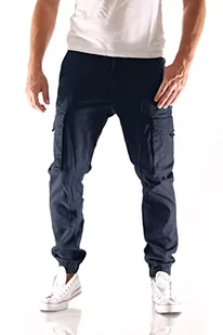 JACK & JONES Męskie spodnie cargo Paul Flake AKM 542, granatowy blezer, 34W / 34L - Spodenki męskie - miniaturka - grafika 1