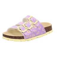 Kapcie damskie - Superfit Dziewczęce kapcie, Fioletowy żółty 8520, 24 EU - miniaturka - grafika 1