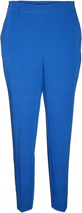 VERO MODA NIEBIESKIE PROSTE SPODNIE CASUAL NA WYSOKIM STANIE 44/30 6FA
