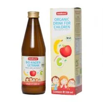 Medicura SOK JABŁKOWO - BANANOWY DLA DZIECI BIO 330 ml - 4035129014108 - Soki i napoje niegazowane - miniaturka - grafika 2