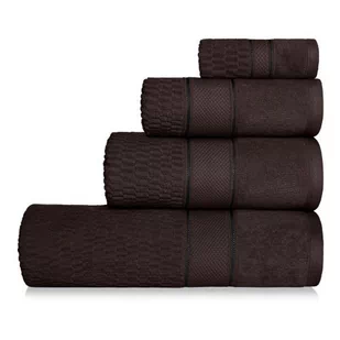 Ręcznik 70 x 140 Bawełna Peru 500g/m2 Welur Brąz - Ręczniki - miniaturka - grafika 1