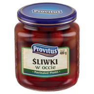Mieszanki warzywne, sałatki - ProVitus Śliwki w occie 480 g - miniaturka - grafika 1