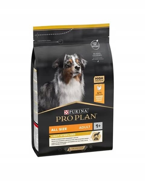 Purina Pro Plan Optiweight All Size Light&Sterilised Adult 7 kg