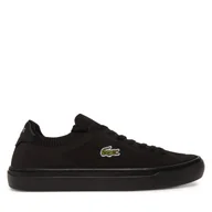 Sneakersy męskie - Sneakersy Lacoste La Piquée 2.0 7-49CMA0004 Czarny - miniaturka - grafika 1
