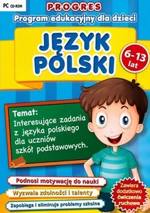 PWN Progres: Język polski - program edukacyjny dla dzieci - Programy edukacyjne - miniaturka - grafika 1