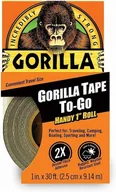 Elewacje - Taśma Tkaninowa Naprawcza Czarna Gorilla 9M - miniaturka - grafika 1