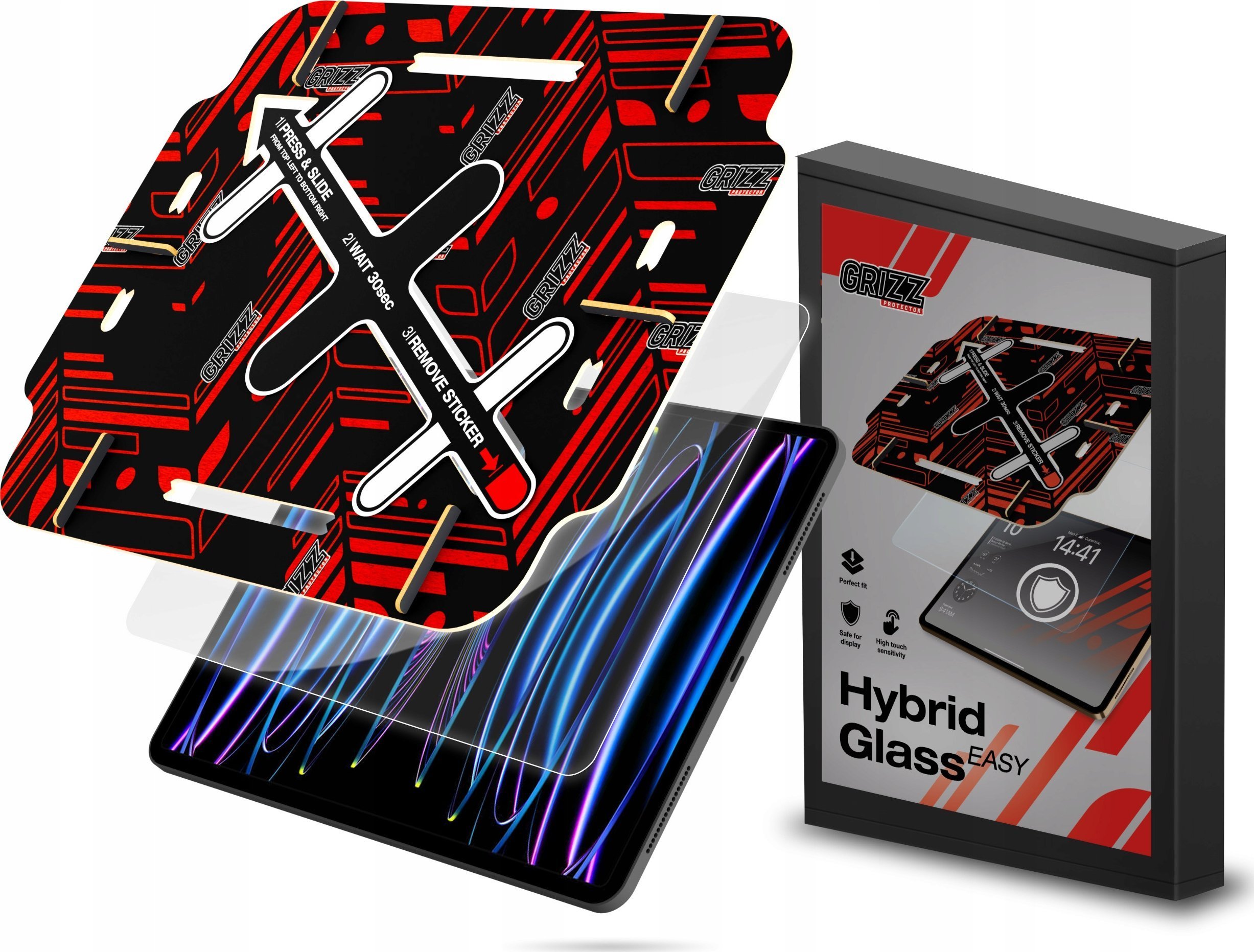 GrizzGlass Szkło hybrydowe GrizzGlass HybridGlass Easy do Apple iPad Pro 6th 11