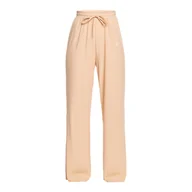 Spodnie damskie - Damskie Spodnie ROXY RISE & VIBE RIB WIDE LEG PANTS ERJNP03556-TGE0 – Beżowy - miniaturka - grafika 1