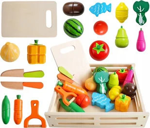 Owoce i warzywa do krojenia Rzepy Klocki DREWNIANE 17EL PREZENT DLA DZIECKA - Klocki Owoce i warzywa do krojenia Rzepy Klocki DREWNIANE 17EL PREZENT DLA DZIECKA - Klocki - miniaturka - grafika 1