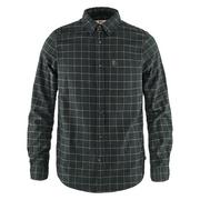 Koszule męskie - Męska koszula Fjallraven Ovik Flannel Shirt dark grey - XL - miniaturka - grafika 1