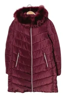 Płaszcze damskie - Płaszcz damska Zelia pikowany bordowy-XXL - miniaturka - grafika 1