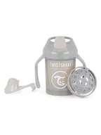 Butelki dla niemowląt - Twistshake Butelka w kolorze jasnoszarym do nauki picia - 230 ml - miniaturka - grafika 1