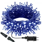 Oświetlenie świąteczne - Lampki choinkowe 200 LED 10 m niebieski zewnętrzne oświetlenie świąteczne - miniaturka - grafika 1