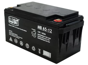 MPL POWER ELEKTRO mpl power elektro Akumulator MPL VRLA MB 65-12 350/166/174mm - Baterie do zasilaczy awaryjnych UPS - miniaturka - grafika 1