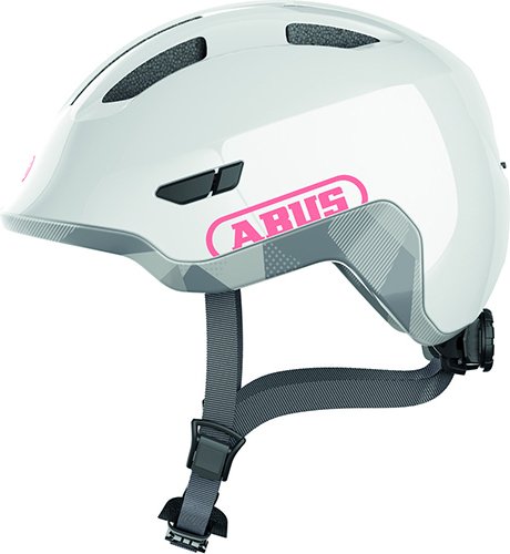 Abus Smiley 3.0 ACE LED Shiny White M Dziecięcy kask rowerowy