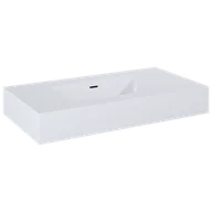 Umywalki - ELITA DIMPLE 80 UMYWALKA MARMUR WHITE MATT 168852 - miniaturka - grafika 1