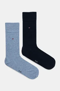 Tommy Hilfiger skarpetki 2-pack męskie kolor niebieski - Skarpetki męskie - miniaturka - grafika 1