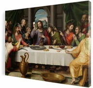 Ikony i obrazy sakralne - Obraz religijny Ostatnia Wieczerza - płótno canvas - miniaturka - grafika 1