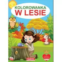 W lesie Kolorowanki - Jarosław Żukowski - Kolorowanki, wyklejanki - miniaturka - grafika 1