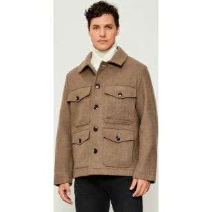 Tommy Hilfiger Kurtka | Regular Fit | z dodatkiem wełny - Kurtki męskie Tommy Hilfiger Kurtka | Regular Fit | z dodatkiem wełny - Kurtki męskie - miniaturka - grafika 1