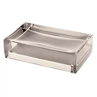 Mydła - Gedy Auckland mydła, Wymiary i waga: 3X11X7 CM & 0,15 kg, wysokiej jakości przezroczysty uchwyt na mydło z żywicy stałej, wykończenie tortortor, projekt badawczo-rozwojowy, ręcznie, 2 lata gwarancji, - miniaturka - grafika 1