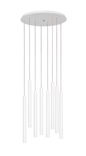 Kaspa Lampa wisząca Roll 3 biała 10708801 - Lampy sufitowe - miniaturka - grafika 1