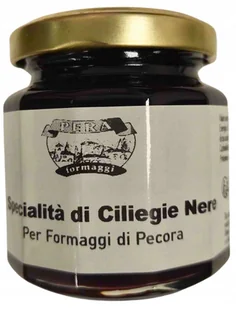 Konfitura z wiśni do sera premium Specialita di Ciliegie Nere 125g włoska - Konfitury, marmolady, powidła - miniaturka - grafika 1