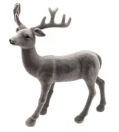 Ozdoby bożonarodzeniowe - Renifer Ozdobny Szary Dekoracja Jelonek 30 Cm - miniaturka - grafika 1
