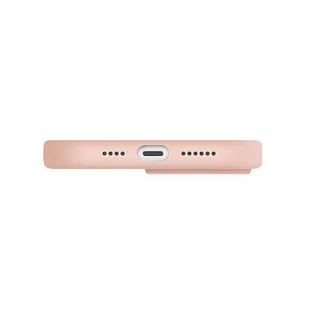 UNIQ etui Lino iPhone 13 Pro / 13 6,1" różowy/blush pink - Etui i futerały do telefonów - miniaturka - grafika 4