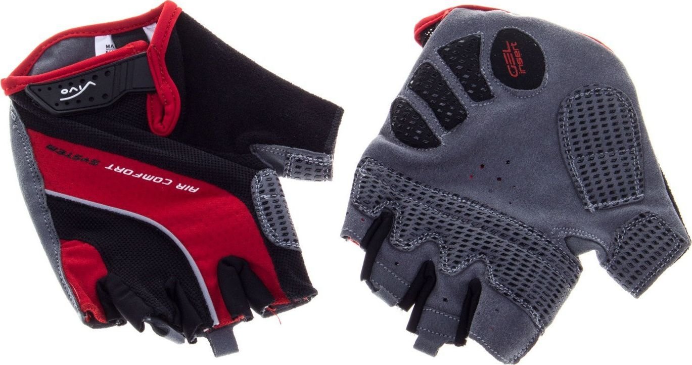 Vivo Rękawiczki rowerowe Vivo SB-01-7007 D czerwono-czarne M