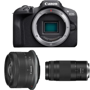 Canon EOS R100 + RF-S 18-45 IS STM + RF 75-300 - Aparaty Cyfrowe - miniaturka - grafika 1