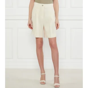 Marella SPORT Szorty SAGITTA Straight fit z dodatkiem lnu - Spodenki damskie - miniaturka - grafika 1